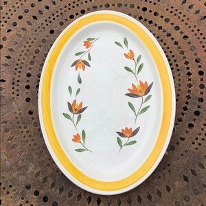 Vintage Suburbia A.C.I. Oval Platter